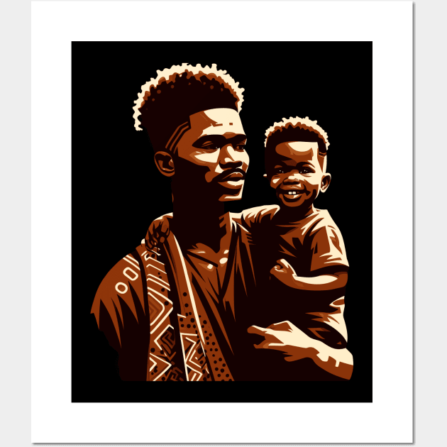 Afrocentric Father And Son Wall Art by Graceful Designs